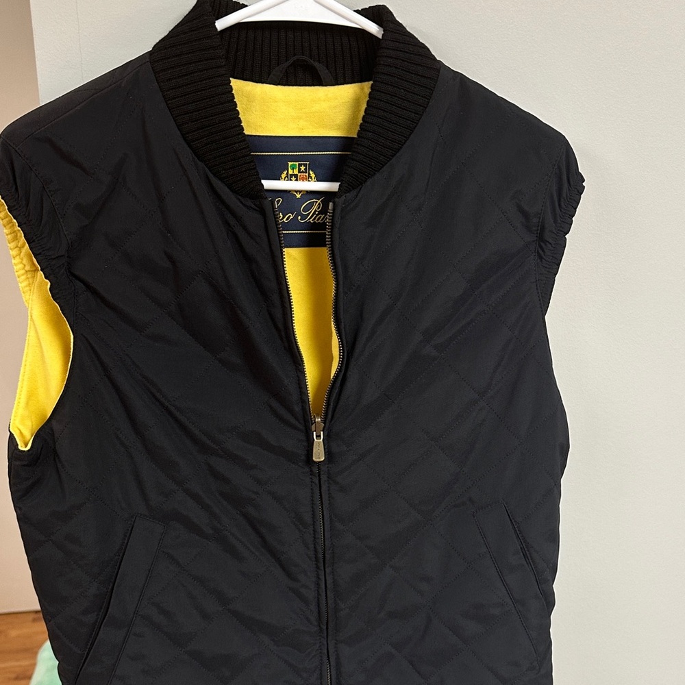 Loro Piana Black Quilted Women's Vest